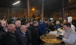 Bursa İnegöl'den bin kişilik helva ikramı