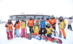 Kayseri Büyükşehir'den kayak okulu hizmeti