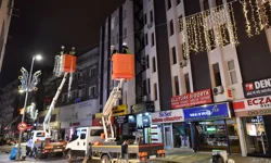 Kayseri sokaklarına LED'li düzenleme
