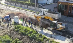 Manisa Güzelyurt'ta sorunlu kanalizasyon hattına yenileme