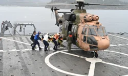 Aksaz'da nefes kesen tatbikat... Denizaltı kurtarma senaryosu gerçeği aratmıyor