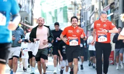 Bursa'nın kalbinde nefes kesen koşu