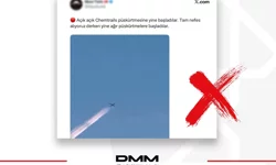 DMM'den 'kimyasal püskürtme' iddialarına yalanlama... Görüntüler doğal uçak izleri