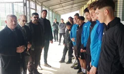 Edirne'de Kaymakam Mercan'dan Keşanspor'a moral ziyareti