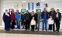 Küçük ressam Yağız Baladur'dan muhteşem sergi