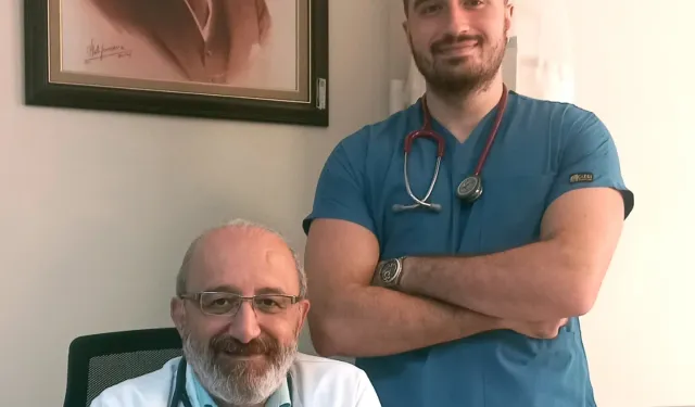 Bursa Mudanya'da baba-oğul aynı hastanede