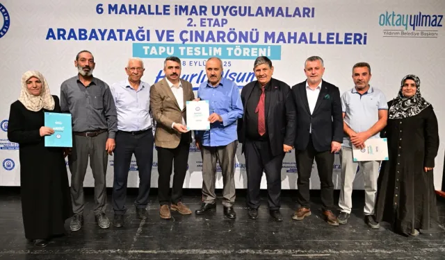 Bursa Yıldırım'da tapu seferberliği sürüyor