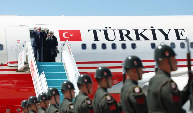Cumhurbaşkanı Erdoğan, Türk Devletleri Teşkilatı Zirvesi için Azerbaycan yolcusu