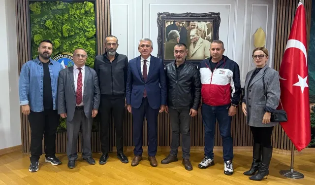 Düzce Gazeteciler Cemiyeti'nden Başkan Albayrak'a ziyaret