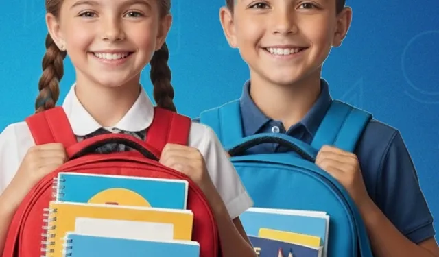 İzmir Narlıdere'den ilkokul öğrencilerine çanta ve kırtasiye desteği