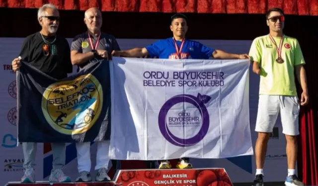 Ordu'ya triatlon zaferi!