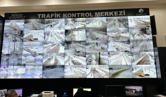 Gaziantep'te karla mücadele yapay zeka destekli yürütülüyor