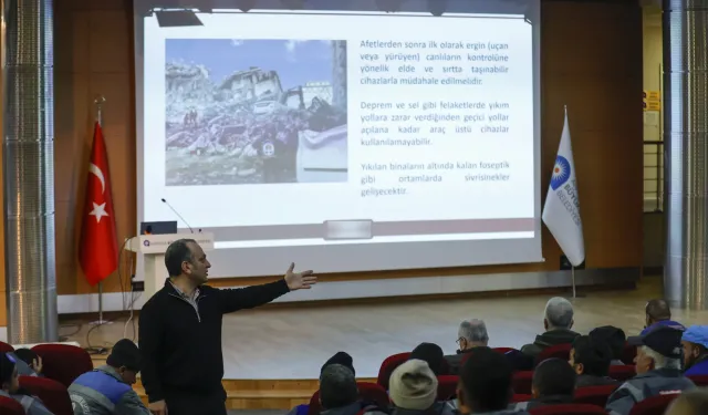 Antalya'da ilaçlama personeline biyosidal ürün kullanımı eğitimi