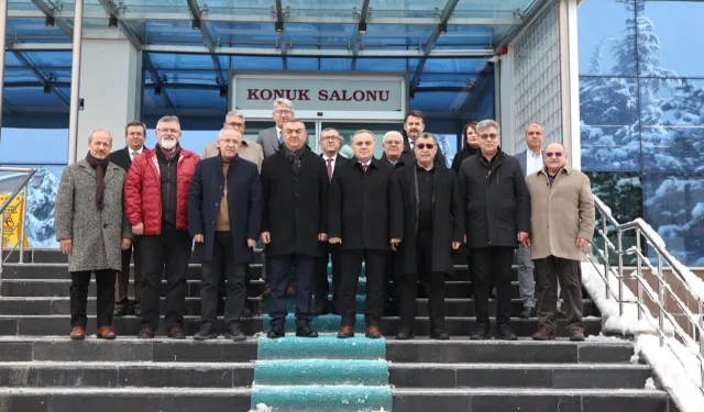 KAYSO yönetimi ERÜ'nün projelerini dinledi