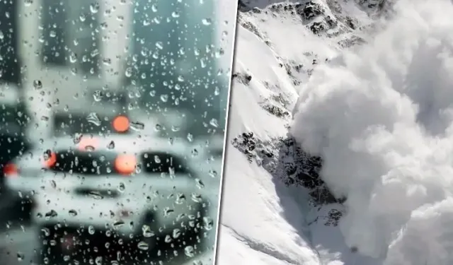 Kuvvetli yağış, sert rüzgar ve çığ tehlikesi kapıda!