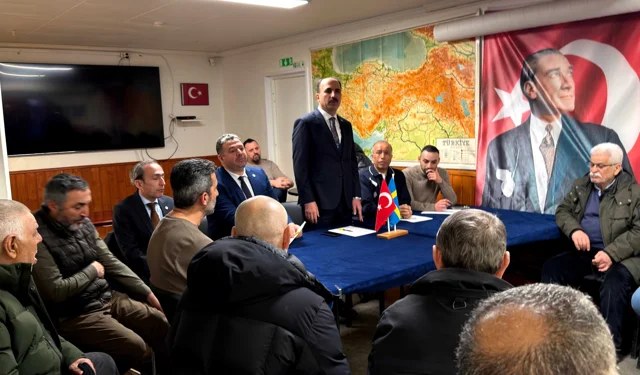 Başkan Altay, Stokholm'de gurbetçi Konyalılarla buluştu