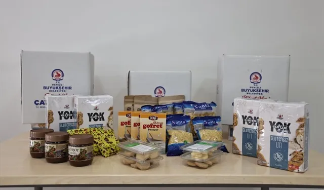 Denizli'de glütensiz gıda paketleri sahiplerine ulaştı