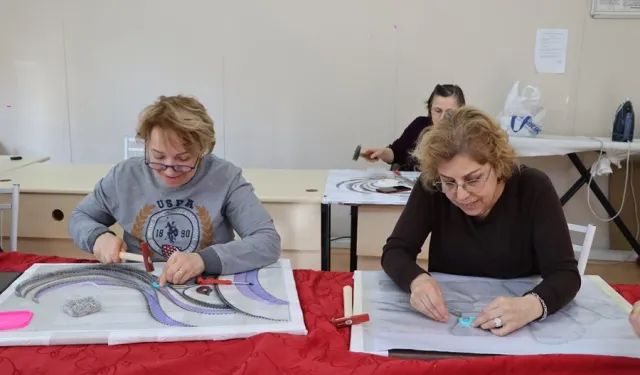 Filografi sanatı Maltepe'de yeniden hayat buluyor