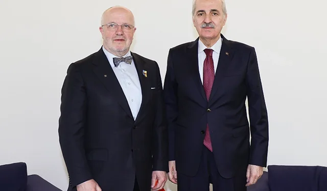 Numan Kurtulmuş, Litvanyalı mevkidaşıyla Zagreb'te görüştü