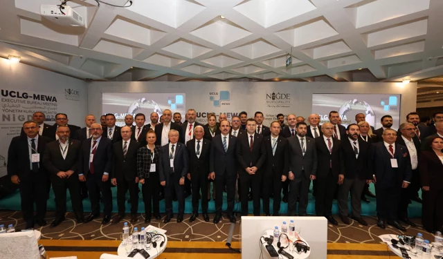 Başkan Altay UCLG MEWA toplantısında konuştu