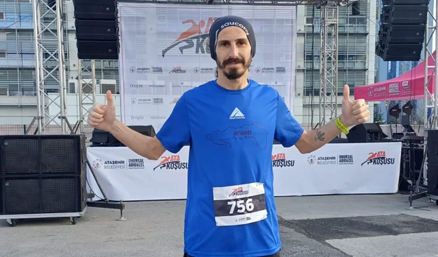 Keşanlı koşucu Ataşehir Ata Koşusu'ndan birincilikle döndü