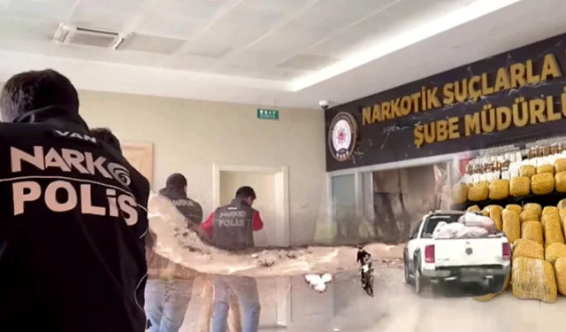 Van'da 240 kilo uyuşturucu ele geçirildi!