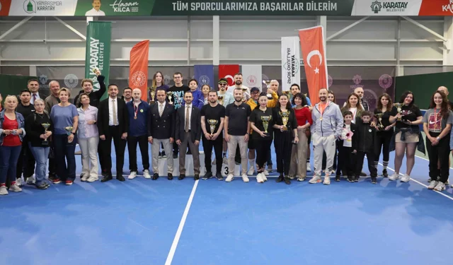 Konya İl Birinciliği Tenis Turnuvası Karatay'da tamamlandı