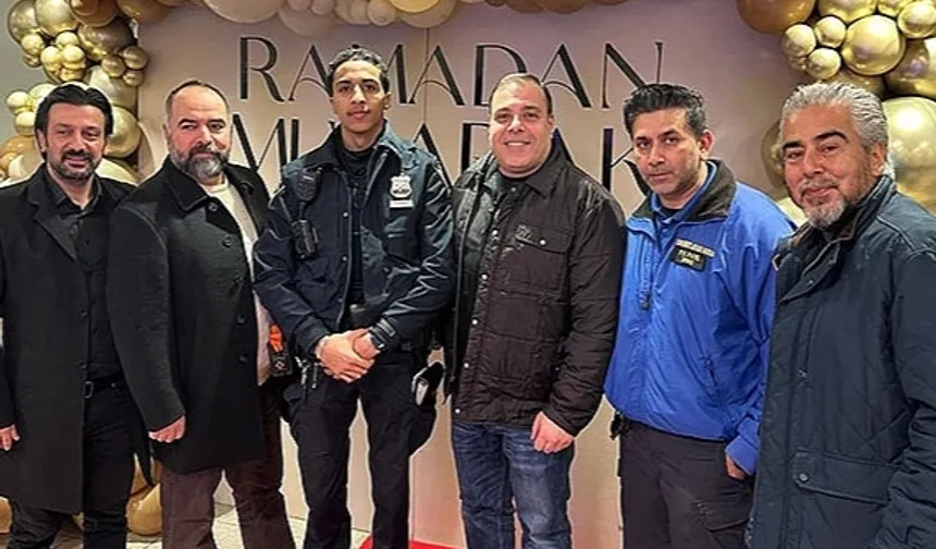 NYPD'den Brooklyn'de iftar yemeği