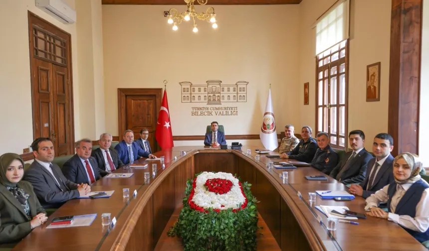 Bilecik’te 'Asayiş ve Güvenlik' masaya yatırıldı