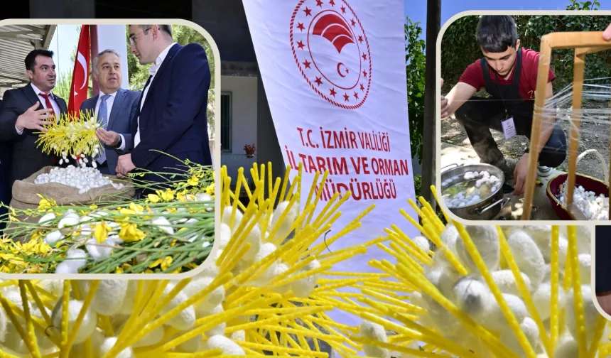 İzmir Beydağ’da Koza Hasat Festivali coşkuyla kutlandı!