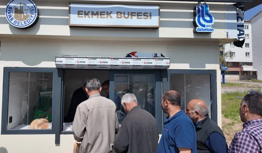 Sivas’ta Özbelsan ekmeklerine yoğun ilgi