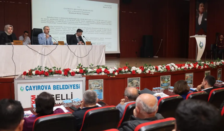 Kocaeli Çayırova'da 2026 bütçesi belirlendi