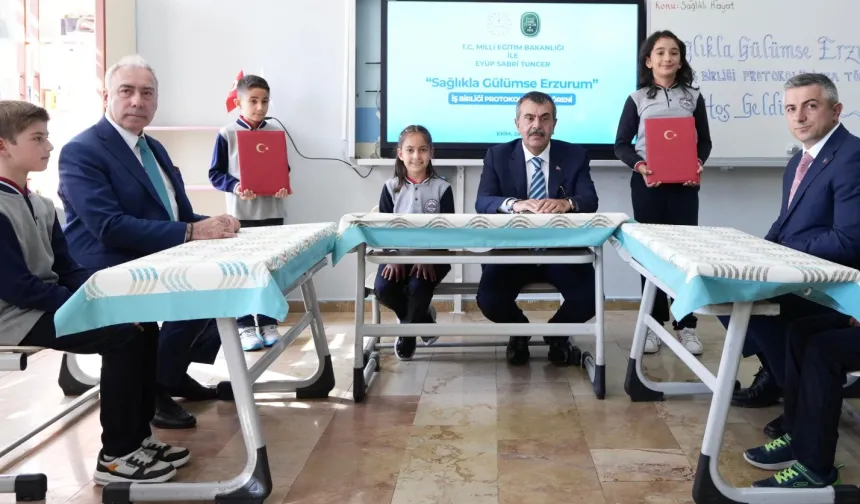 'Sağlıkla Gülümse Erzurum' için imzalar atıldı