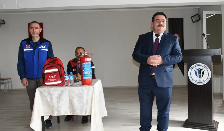 Sakarya'da özel eğitim okullarında afet bilinci