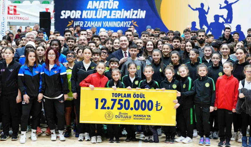 Manisa'dan amatör sporda 123 kulübe maddi destek