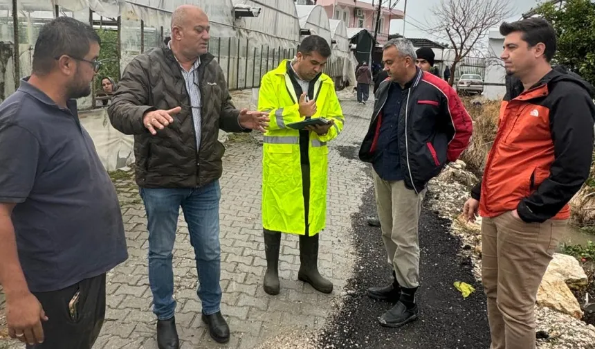 Muğla'da yaşanan afet sonrası inceleme