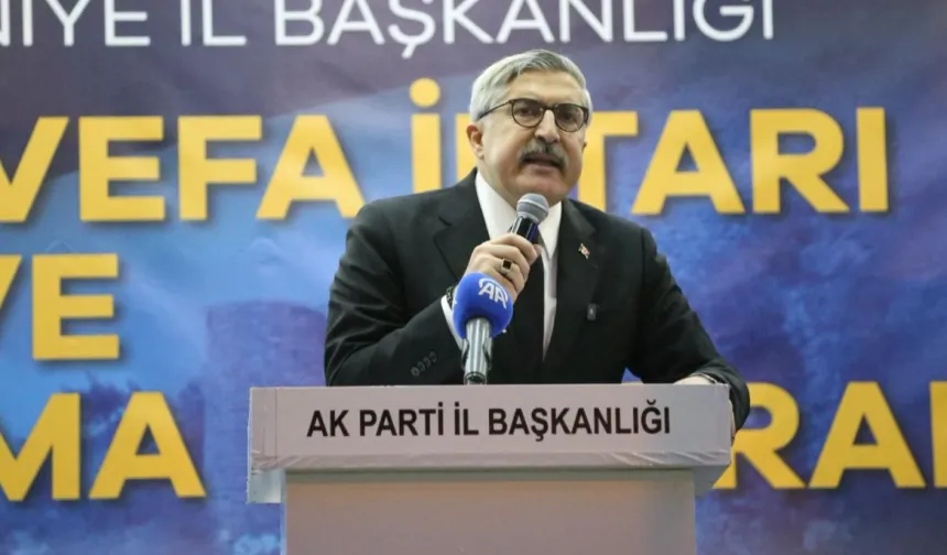 AK Partili Yayman Osmaniye'den seslendi: Saldırıları asla onaylamıyoruz
