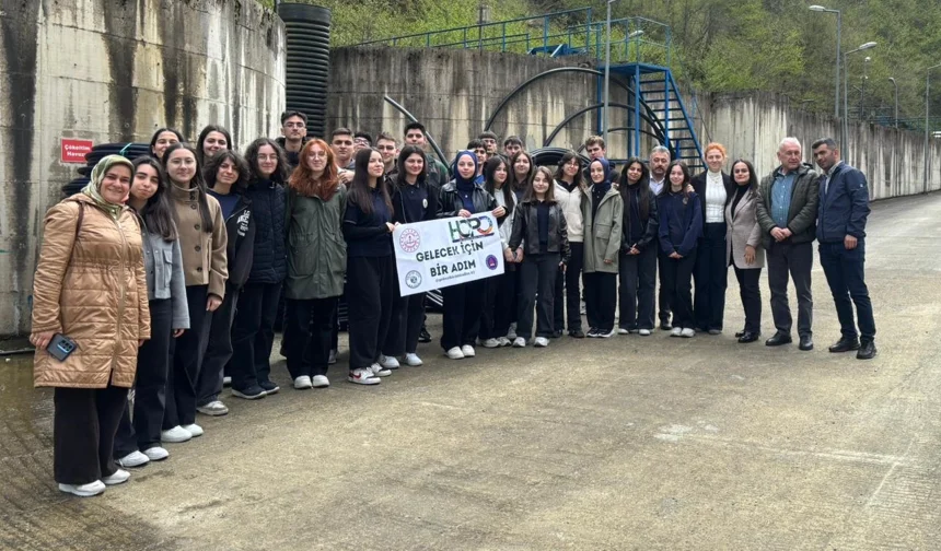 Trabzon'da öğrencilere atık su arıtma eğitimi