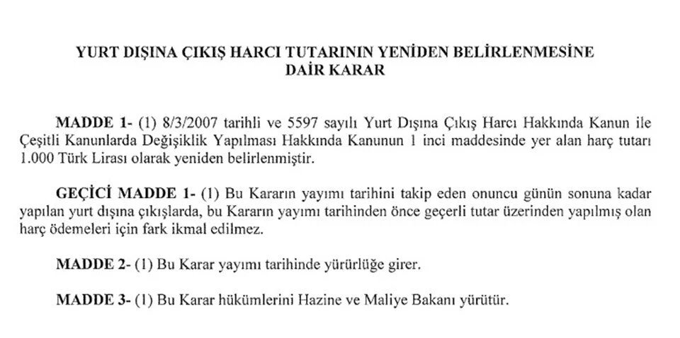 Resmi Gazete Yurtdışı